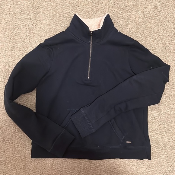 Hollister quarter zip Sherpa collar hoodie - Picture 4 of 6